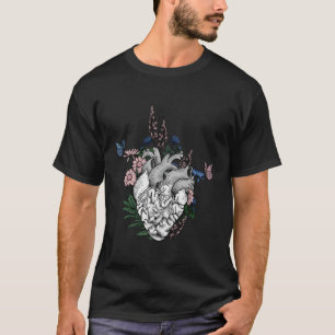 Camiseta Hu Ele Anatomia Ele Floral Flor