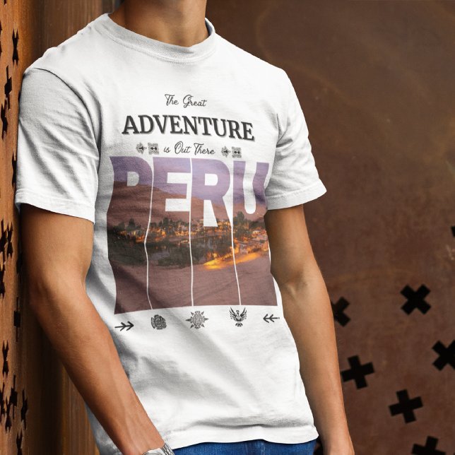 Camiseta Huacachina Peru | Deserto, Oásis, Ica, Inca, Lima (Criador carregado)