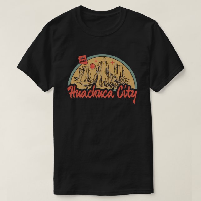 Camiseta Huachuca City, Arizona (Frente do Design)