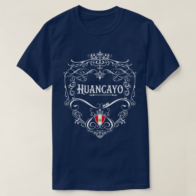 Camiseta Huancayo Vintage design 1 (Frente do Design)