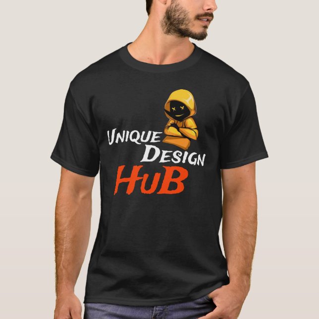 Camiseta "Hub Design exclusivo: Tee gráfico distinto" (Frente)