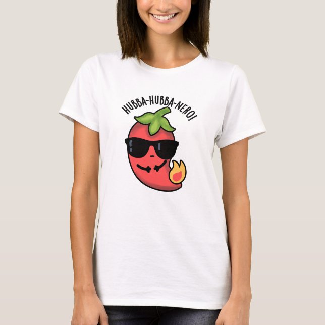 Camiseta Hubba-hubba-nero Funny Habanero Pun (Frente)