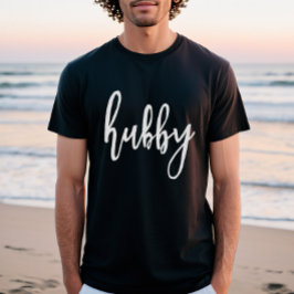 Camiseta Hubby e Wifey Honeymoon