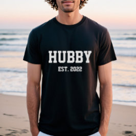 Camiseta Hubby & Wifey Personalizado
