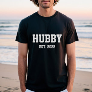 Camiseta Hubby & Wifey Personalizado