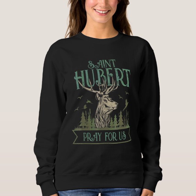 Camiseta Hubert Hubertus Padroeiro dos Caçadores Veado Cató (Frente)