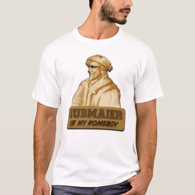 Camiseta Hubmaier is my Homeboy(Gold) (Frente)
