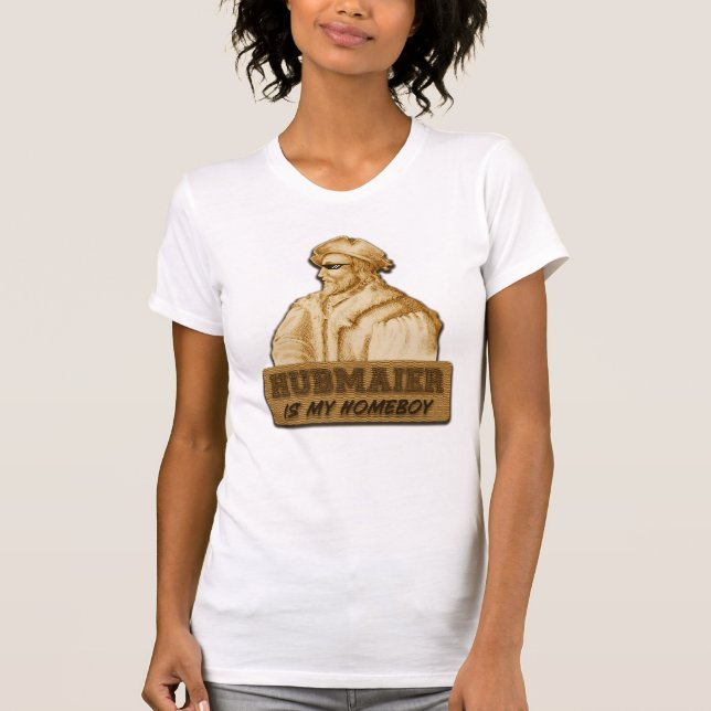 Camiseta Hubmaier is my Homeboy(Gold) (Frente)