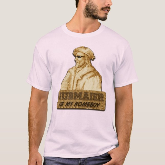 Camiseta Hubmaier is my Homeboy(Gold) (Frente)