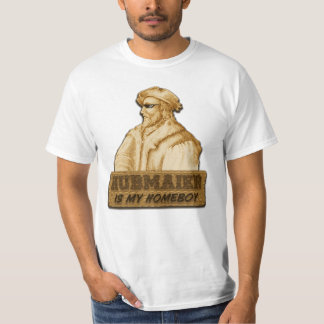 Camiseta Hubmaier is my Homeboy(Gold) - Economy class