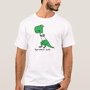 Camiseta hucks do tiranossauro