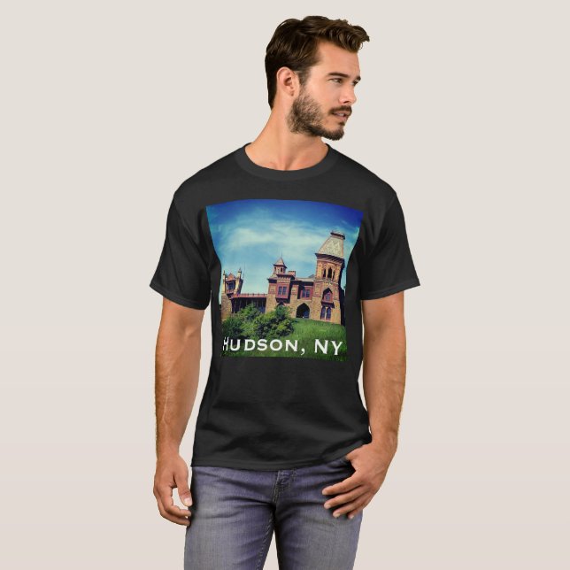 Camiseta Hudson, NY - Estado de Nova Iorque (Frente Completa)