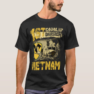 Camiseta Huey 1rua Divisão de Cavalaria Vietnã