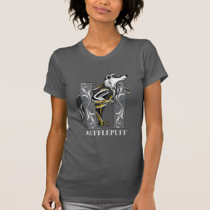 Camiseta HUFFLEPUFF™ Crosshatch Emblem