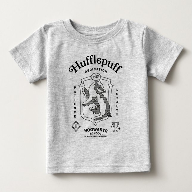 Camiseta HUFFLEPUFF™ Dedication Patience Loyalty Crest (Frente)