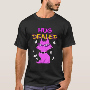 Camiseta Hug Dealer Cat Festival de Música Touchy Free Hugs