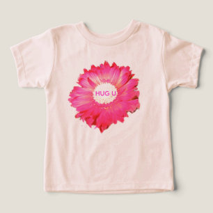 Camiseta Hug U Pink Fuchsia Gerber Daisy