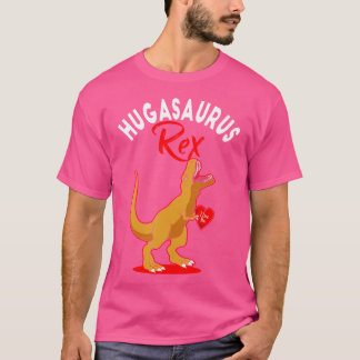 Camiseta Hugasaurus Rex Dia de os namorados T Rex Matriz Di