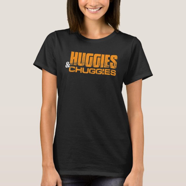 Camiseta Huggies e Chuggies (Frente)