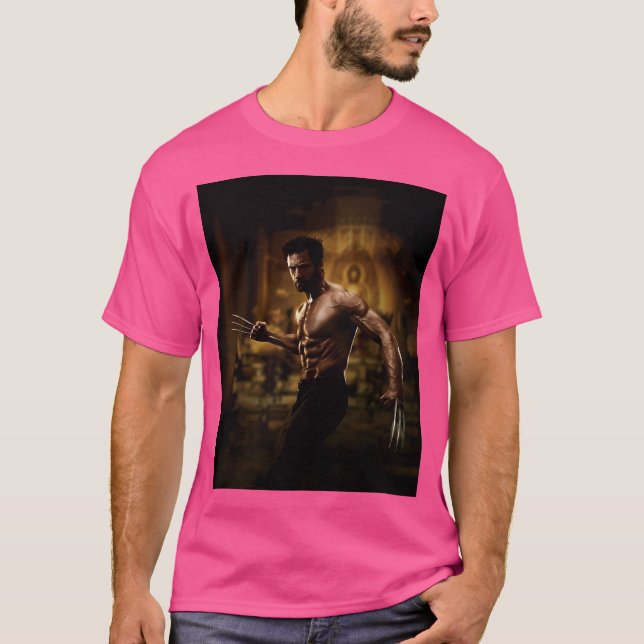 Camiseta Hugh Jackman (Frente)