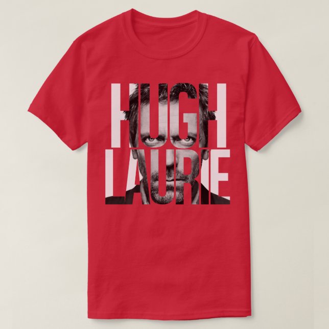 Camiseta Hugh Laurie (Frente do Design)