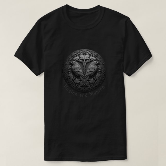 Camiseta Huginn e Muninn (Frente do Design)