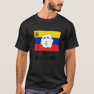 Camiseta Hugo Chávez, Ao Vivo, Enfrenta-Se Na Bandeira