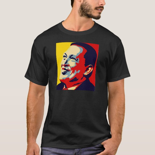 Camiseta Hugo Chavez - estilo Obama Hope (Frente)