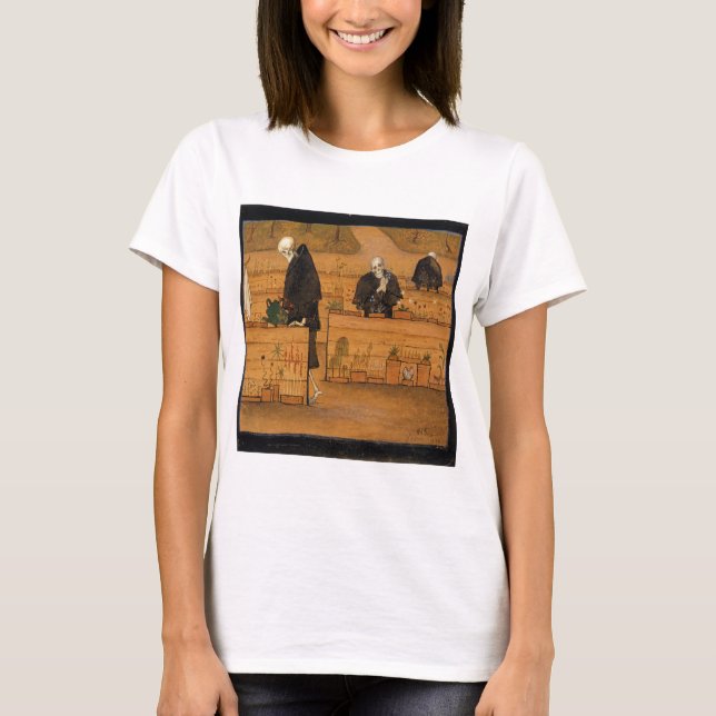 Camiseta Hugo Simberg The Garden of Death (Frente)