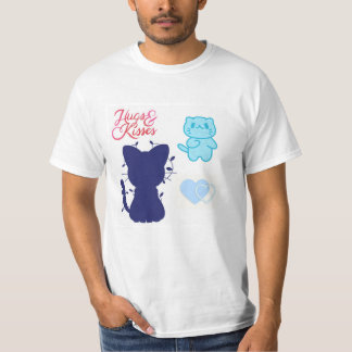 Camiseta  Hugs and Kisses – Cute Cartoon Love Moments