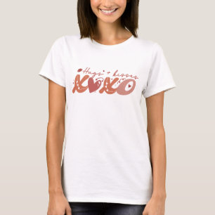 Camiseta Hugs Kisses XOXO