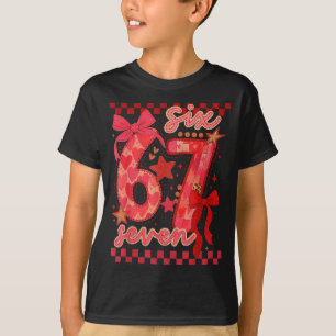 Camiseta Hugvyn Six Seven Valentine 6 7 Meme Xadrez Coqu