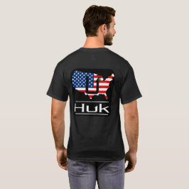 Camiseta HUK Desempenho de Pesca na Impressão