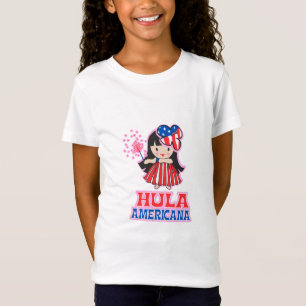 Camiseta Hula Americana Firecracker Patriótico