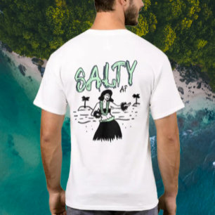 Camiseta Hula Girl por Salty AF