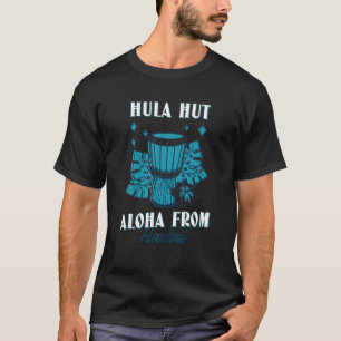 Camiseta Hula Hut Aloha Do Havaí Vibes Havaianos Luau Alo