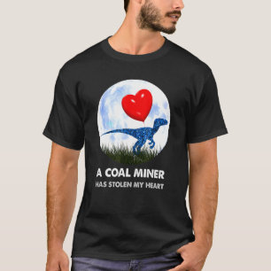 Camiseta Huler Miner t rex Humor de dinossauro