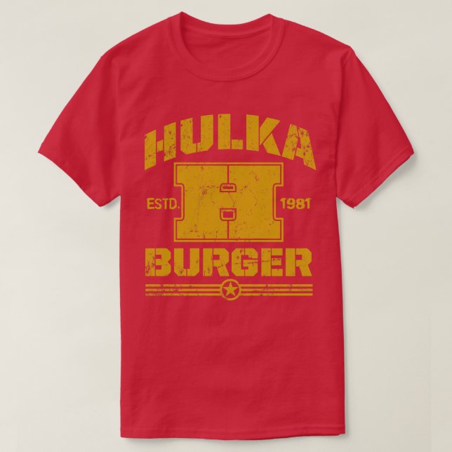 Camiseta HulkaBurger (Frente do Design)