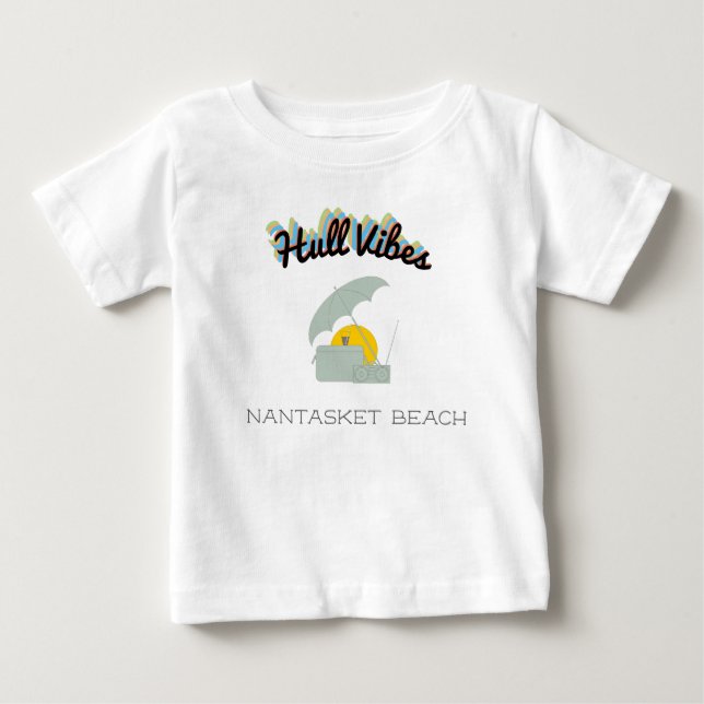 Camiseta "Hull Vibes" Praia de Nantasket #9 (Frente)
