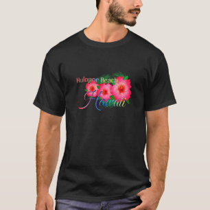 Camiseta Hulopoe Beach Hawaii - Flores Tropicais Férias Fam