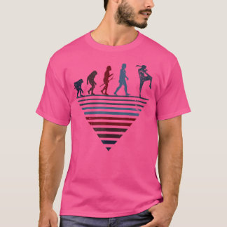 Camiseta Human Evolution Fighter Muay Tailandês