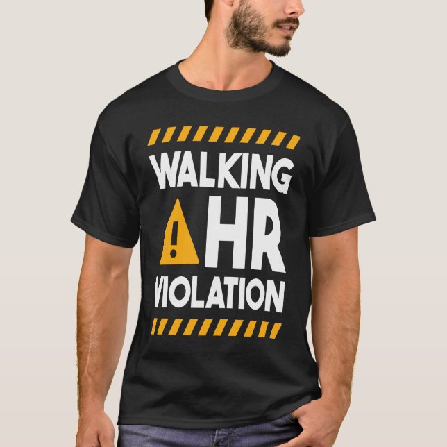 Camiseta Human Resources Walking HR Violation  1 (Frente)