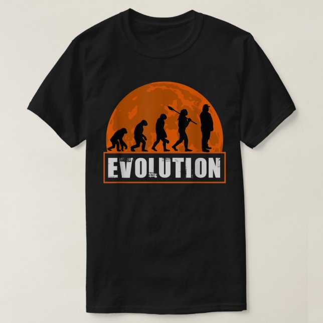 Camiseta Human Truck Driver Evolution Funny Truck Driver  (Frente do Design)