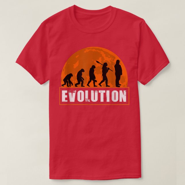 Camiseta Human Truck Driver Evolution Funny Truck Driver 84 (Frente do Design)