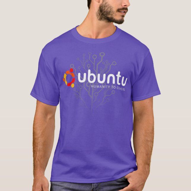 Camiseta Humanidade do Ubuntu Linux para outros (Frente)