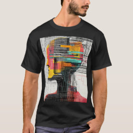 Camiseta Humanidade e Tecnologia: Uma Fusão Algorítmica