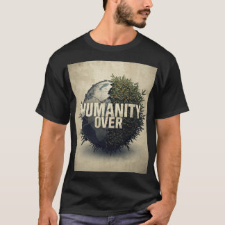 Camiseta Humanidade Sobre a Guerra – Arte de Protesto Anti-