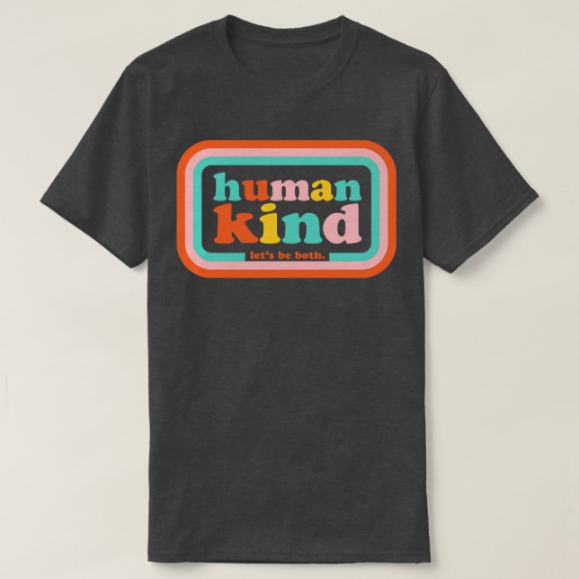 Camiseta Humanidade Vamos ser ambos (Frente do Design)