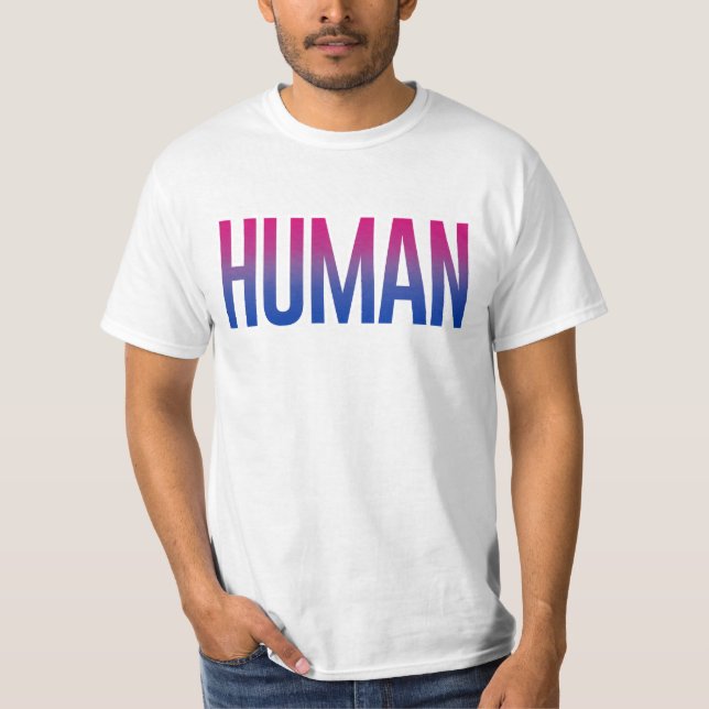 Camiseta Humano Bissexual (Frente)