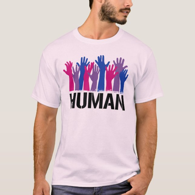 Camiseta Humano Bissexual (Frente)